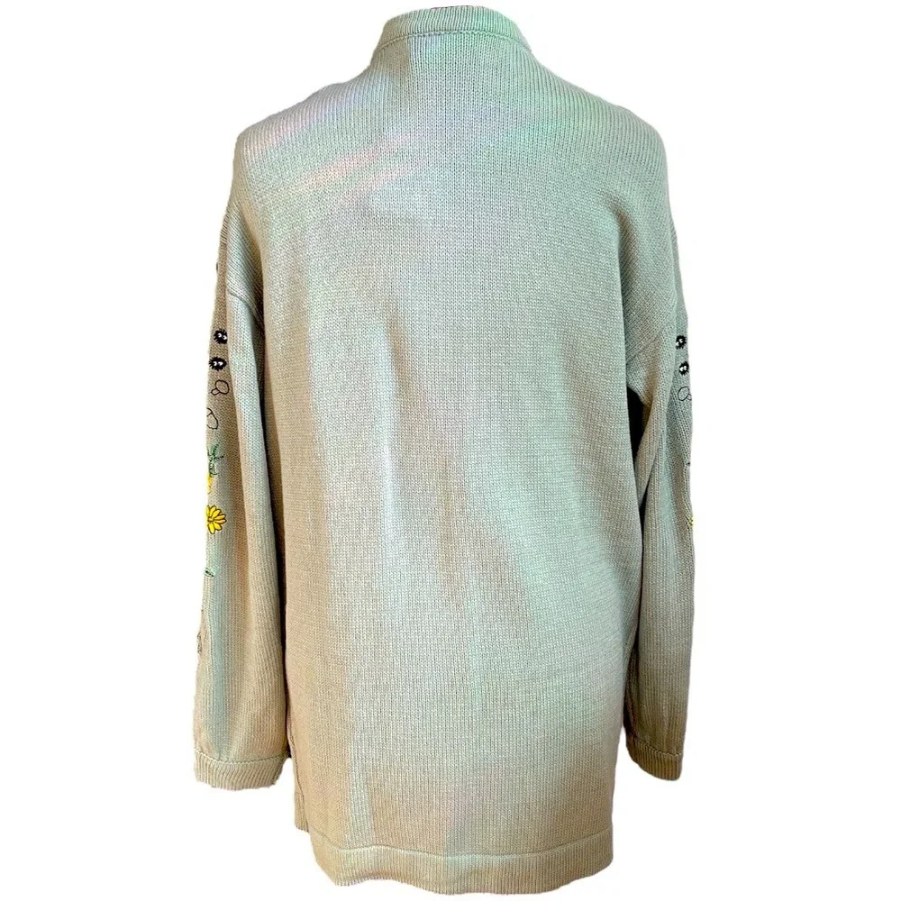 NWT Her Universe Studio Ghibli My Neighbor Totoro Embroidered Open Cardigan - Picture 4 of 9